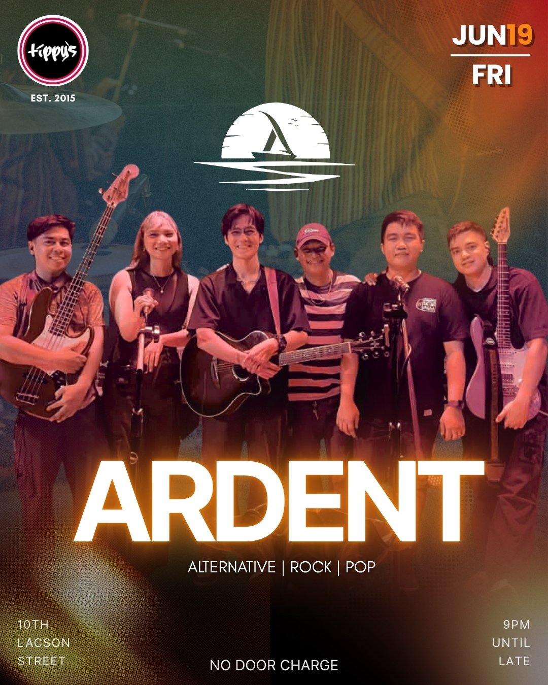 Ardent performing live music at Tippy’s Bistro Bacolod on Friday night.