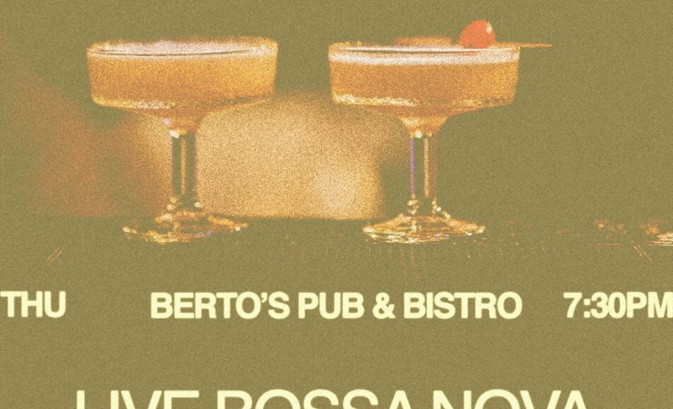 Live Music Bacolod event featuring Lyrica Acoustic performing live Bossa Nova music at Berto's Pub & Bistro.