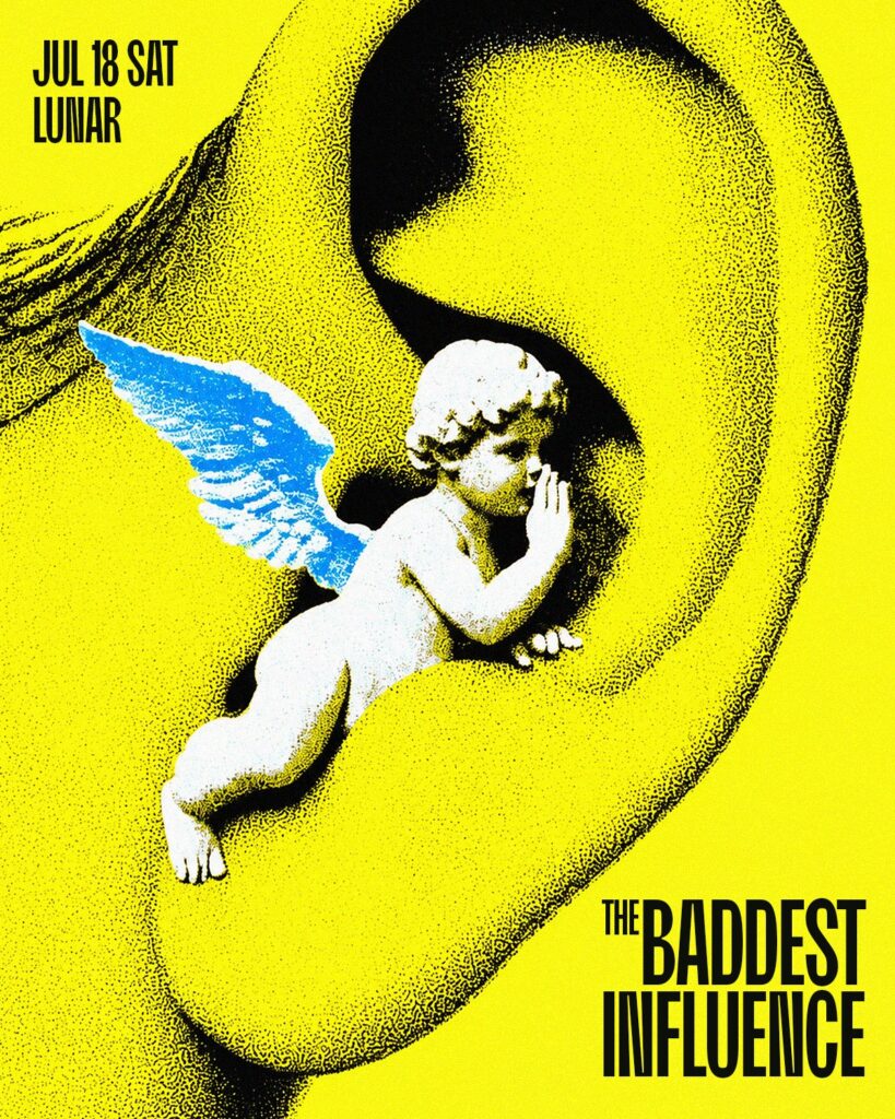 Promotional poster for The Baddest Influence Bacolod event happening on July 18, 2026.