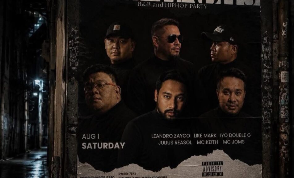 Bad Habits Bacolod event poster at La Jefa Club on August 1 2026 featuring an R and B and hip-hop party lineup