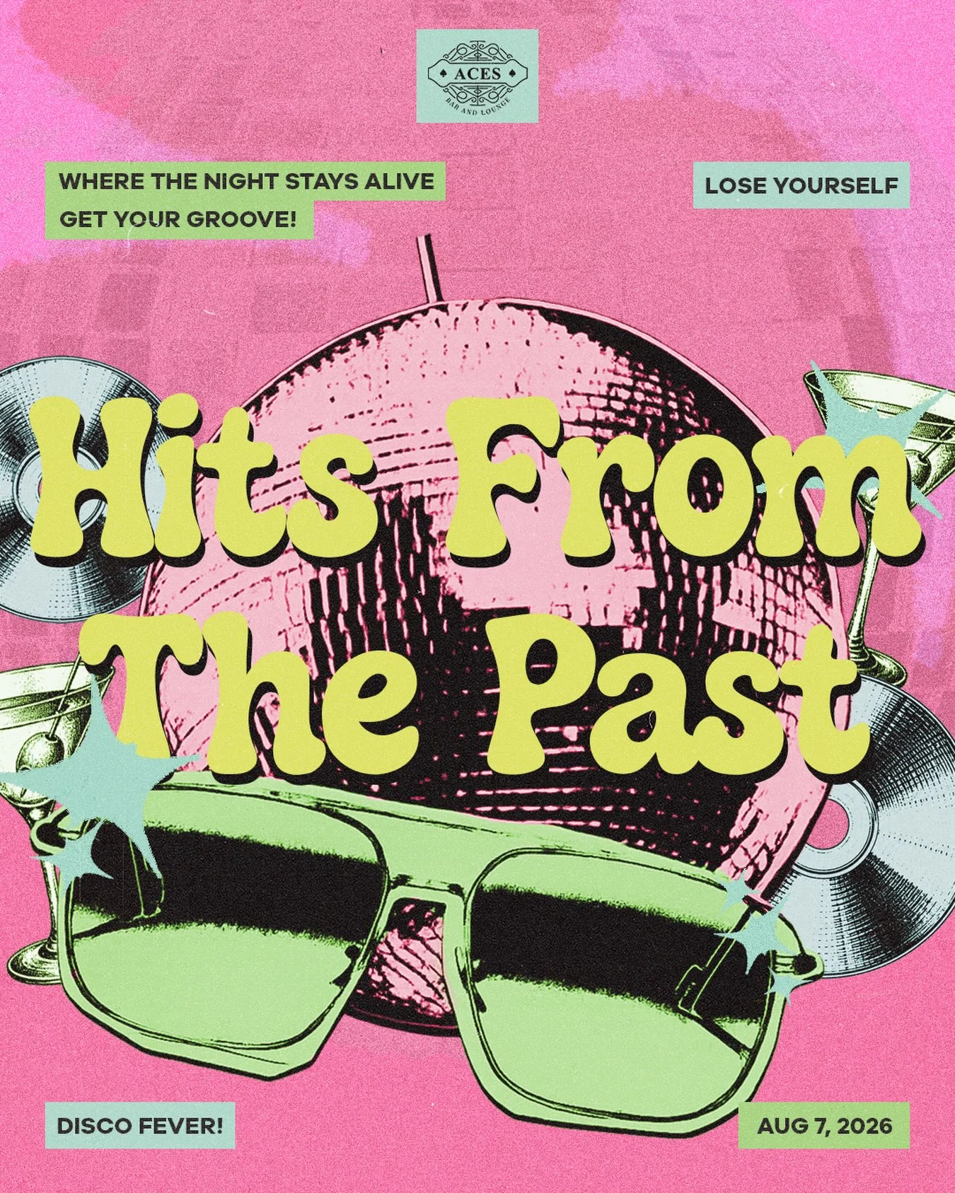 Hits From The Past Bacolod event at ACES Bar and Lounge on August 7, 2026