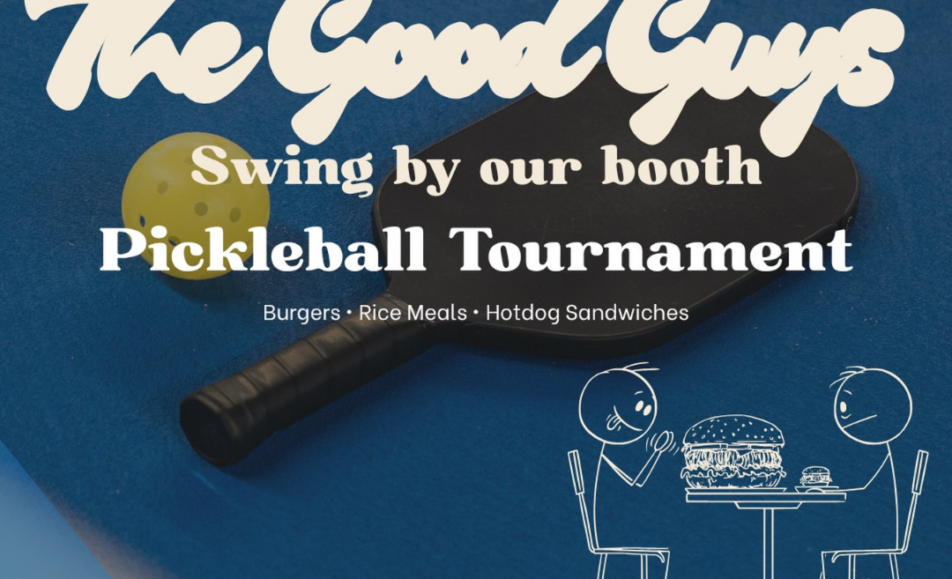 Rally Point Bacolod Pickleball Tournament on July 25 and 26 2026 with The Good Guys food booth