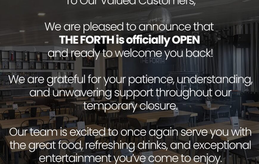 The Forth Bacolod reopening advisory on B.S. Aquino Drive