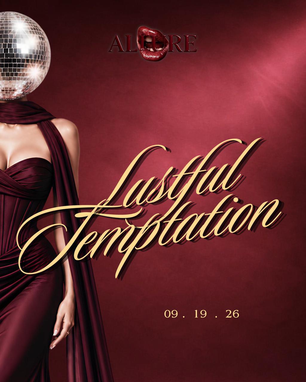Lustful Temptation Bacolod nightlife event teaser for September 19 2026 by Allure BCD