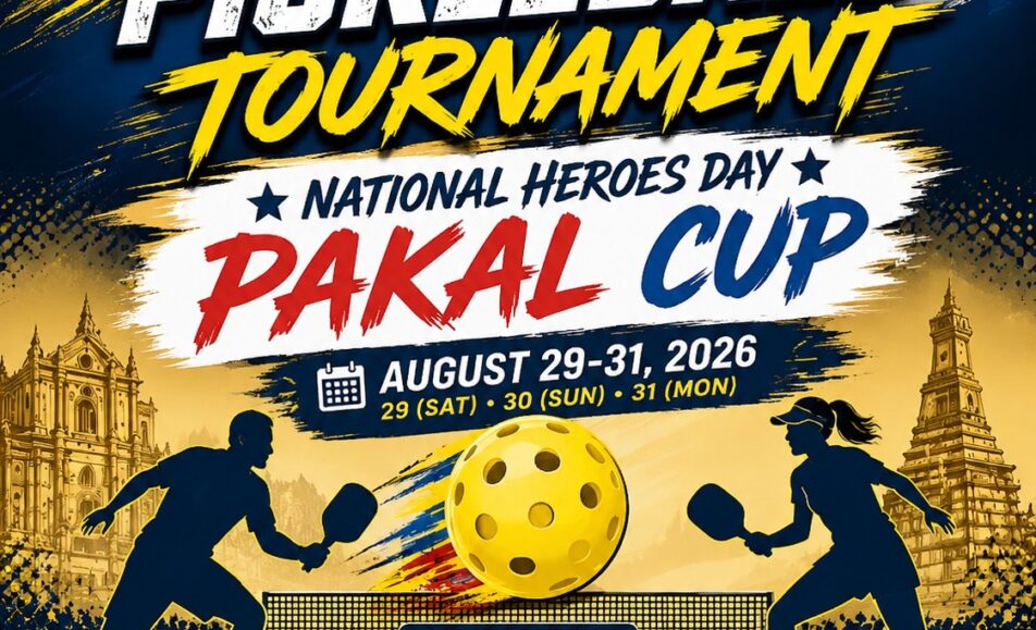 Pakal Cup Bacolod 2026 pickleball tournament at Rally Point Bacolod 2.0 for National Heroes Day