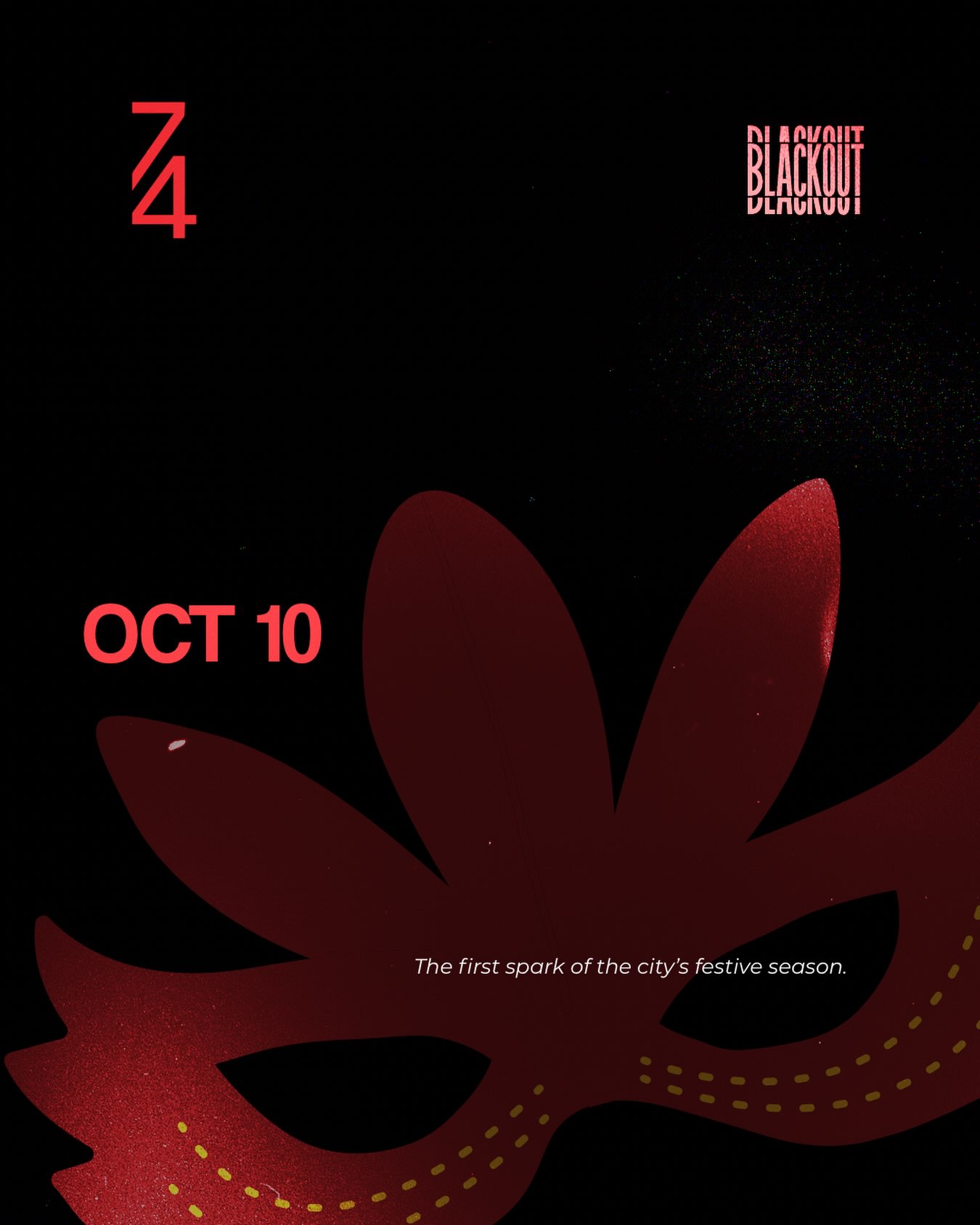 Blackout XII Bacolod pre-MassKara rendezvous at 74 Café in The Upper East on October 10 2026