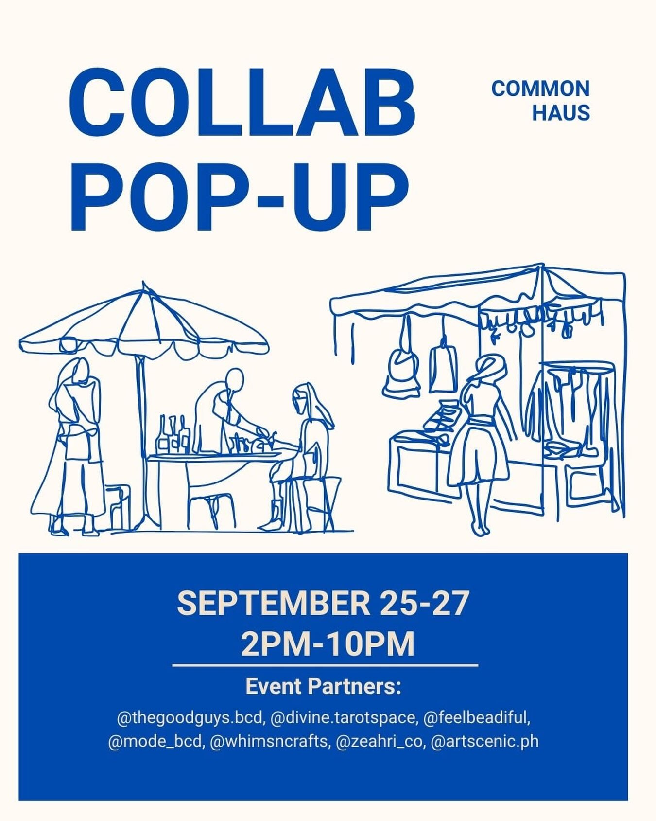 Common Haus Pop-Up Bacolod September 25 to 27 2026 featuring tarot readings charms accessories and anik-anik