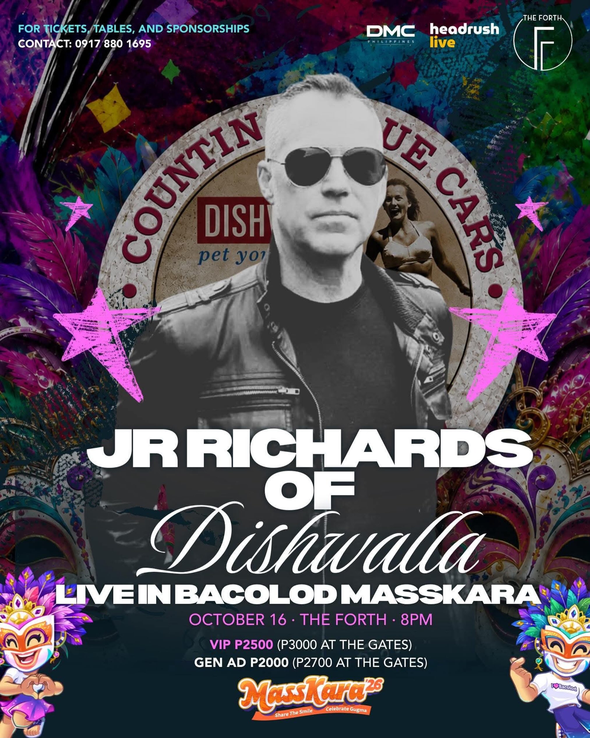 JR Richards of Dishwalla live in Bacolod at The Forth October 16 2026 performing Counting Blue Cars and other 90s rock hits