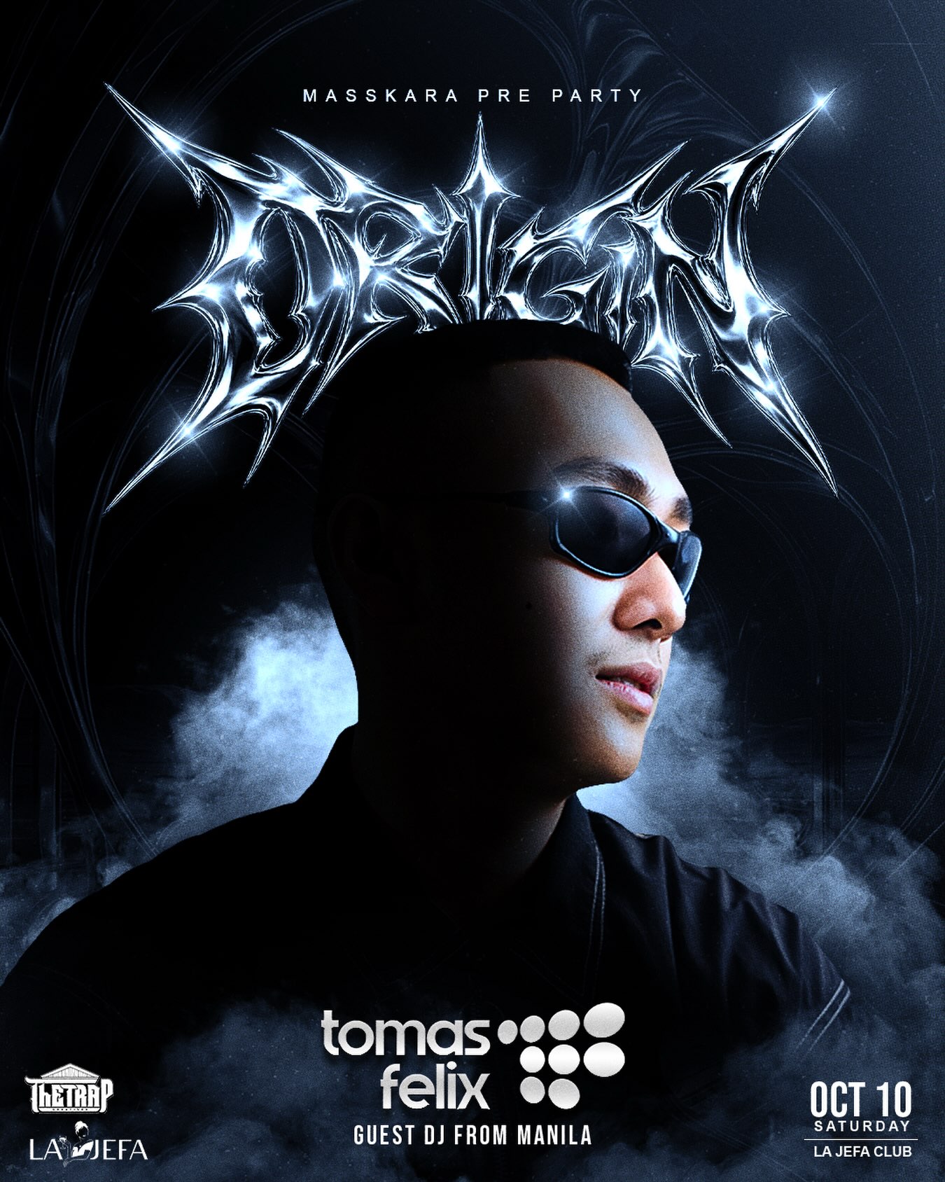 ORIGIN Bacolod MassKara pre-party at La Jefa Club on October 10 2026 featuring Tomas Felix from Manila