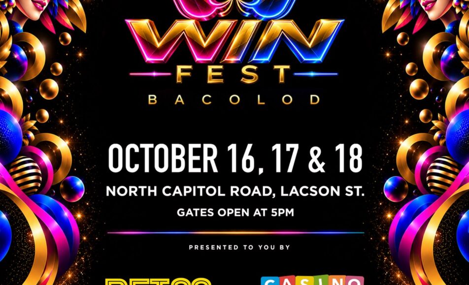 WIN Festival Bacolod 2026 at North Capitol Road October 16 to 18 with free entrance